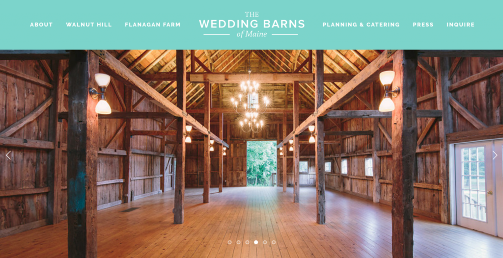 The wedding barns