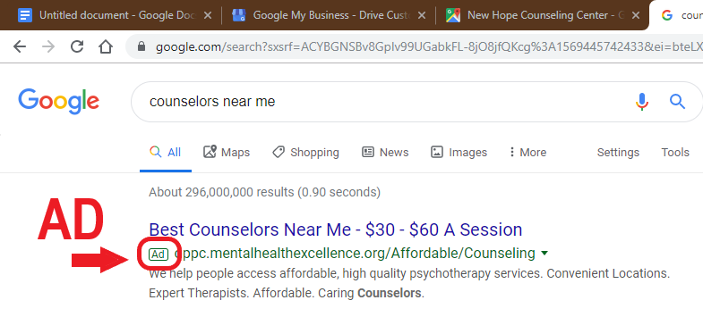 therapy-ads-on-google