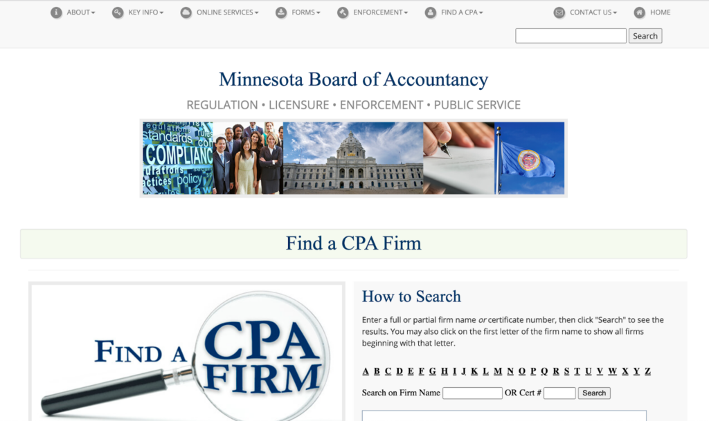 Minnesota board of accountancy